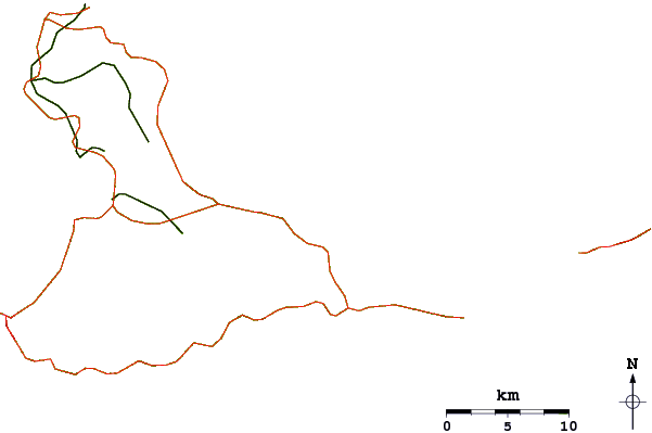 Routes et rivières à proximité Caille Dehors