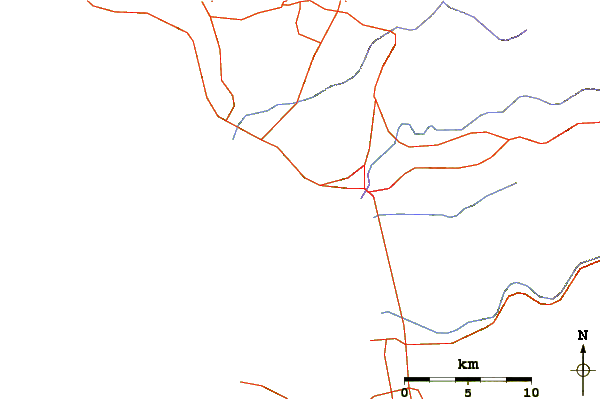Routes et rivières à proximité California Trailer Park
