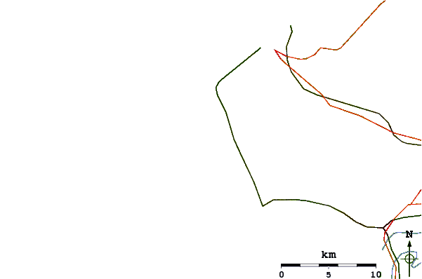 Routes et rivières à proximité Calita