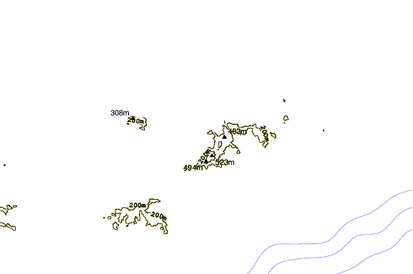 Littoral autour Cane Garden Bay