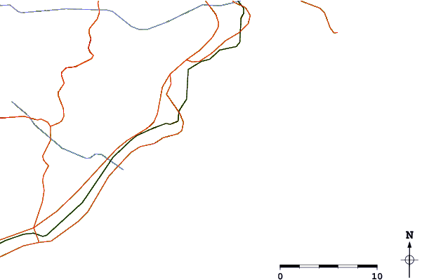 Routes et rivières à proximité El Cantal Roig