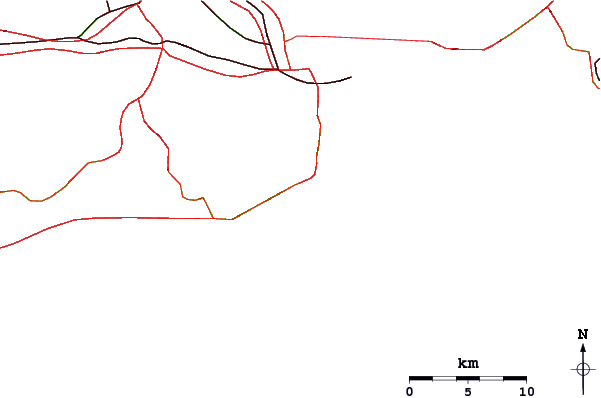 Routes et rivières à proximité Canto do Leblon