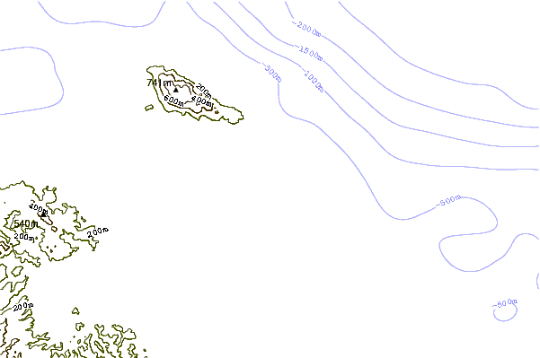 Littoral autour Cape Barabar