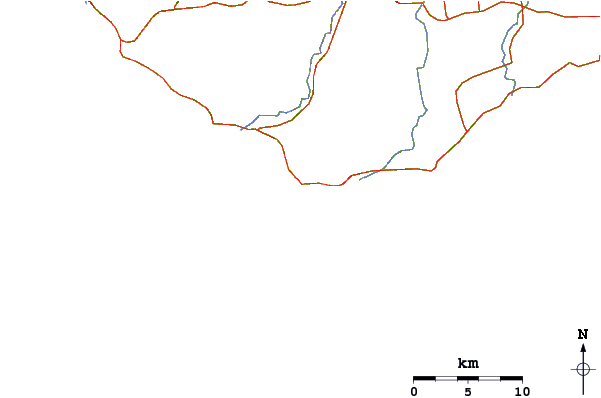 Routes et rivières à proximité Cape Three Points