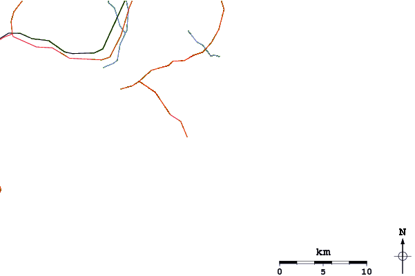 Routes et rivières à proximité Cape Toi