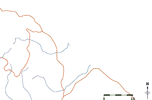 Routes et rivières à proximité Caracoles