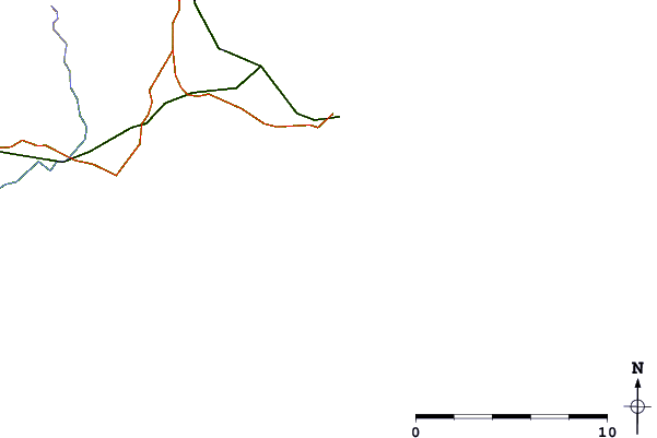 Routes et rivières à proximité Carne Beach