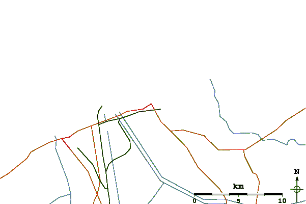 Routes et rivières à proximité Casino Break