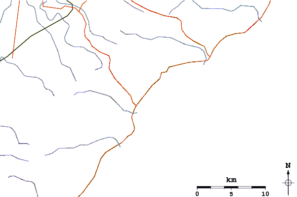 Routes et rivières à proximité Cathedral Rock