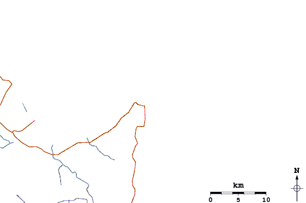 Routes et rivières à proximité Cauit Point