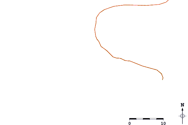 Routes et rivières à proximité Cerro Gallina