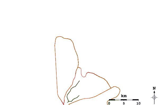Routes et rivières à proximité Chalky Mount