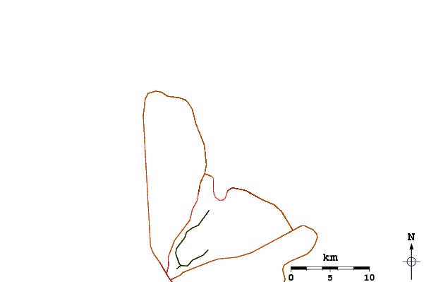 Routes et rivières à proximité Chalky Point