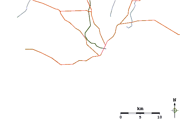 Routes et rivières à proximité Chapmans Point