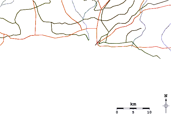 Routes et rivières à proximité Charittos Beach