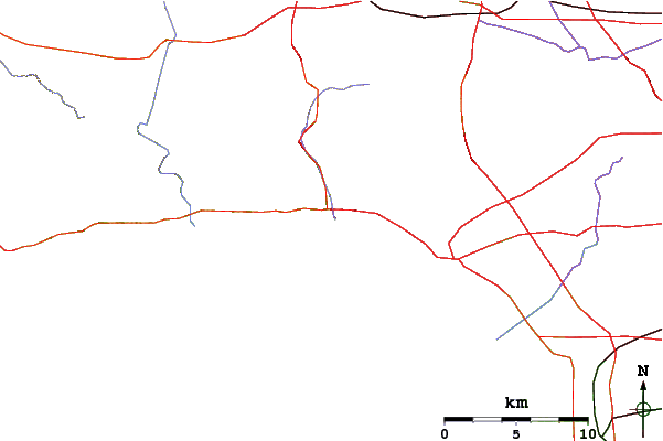 Routes et rivières à proximité Chart House Rights