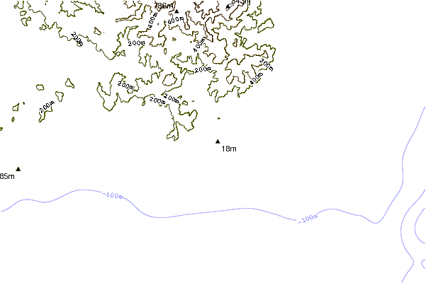 Littoral autour Chia