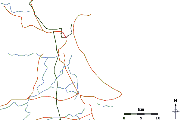 Routes et rivières à proximité China Beach