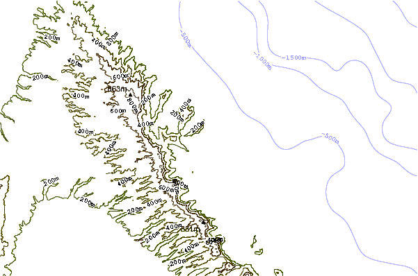 Littoral autour Chinamans Hat/Mokolii