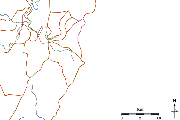 Routes et rivières à proximité Chinamans