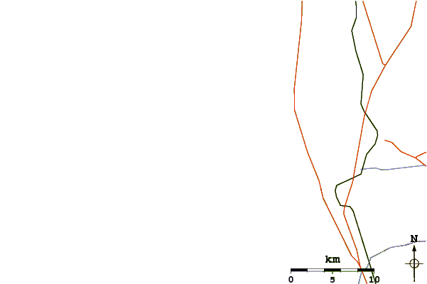 Routes et rivières à proximité Choralillo