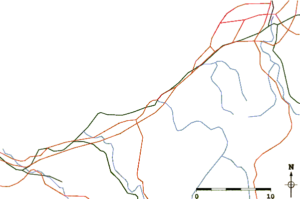 Routes et rivières à proximité St Jean de Luz - Ciboure