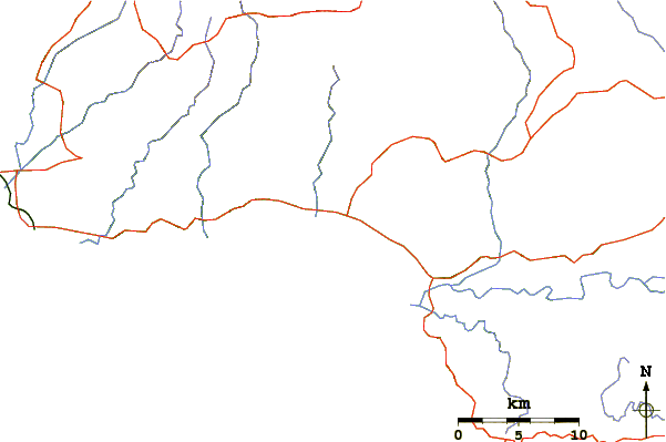 Routes et rivières à proximité Cimaja
