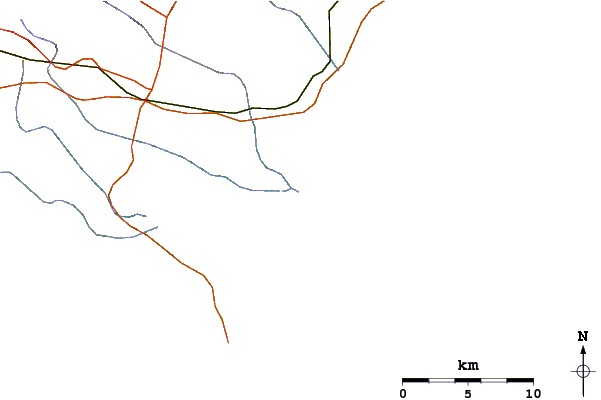 Routes et rivières à proximité Claptons Coils