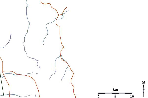 Routes et rivières à proximité Clark Island