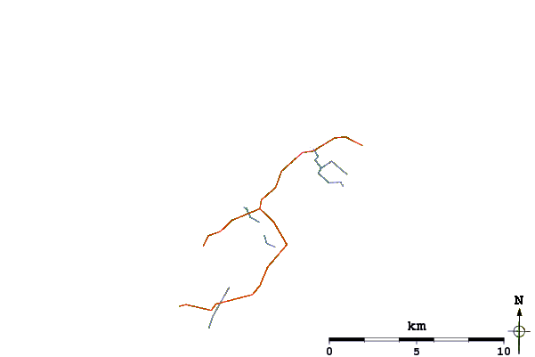 Routes et rivières à proximité Cliad Bay (Coll)