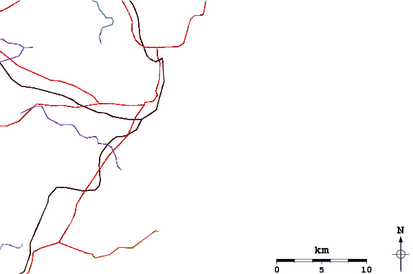 Routes et rivières à proximité Clovelly Bombie