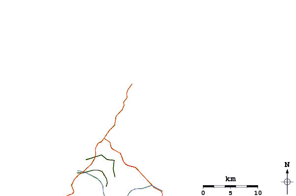 Routes et rivières à proximité Commaret Point