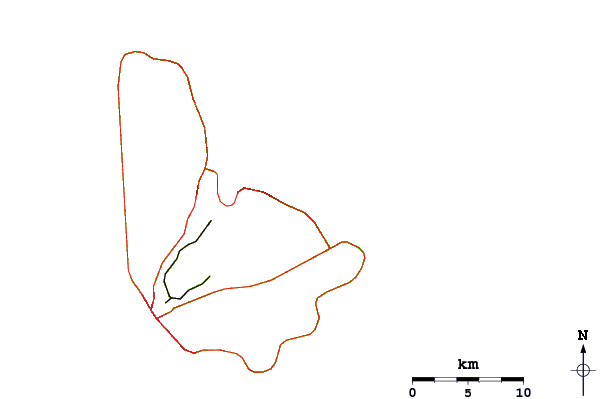 Routes et rivières à proximité Congor BAY