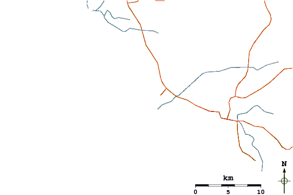 Routes et rivières à proximité Conil