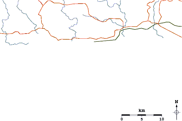 Routes et rivières à proximité Conspicuous Beach