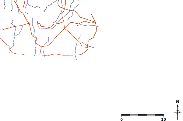 Routes et rivières à proximité Terceira - Contendas