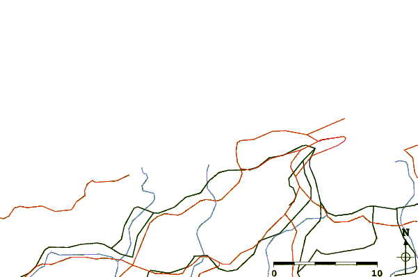 Routes et rivières à proximité Copacabana