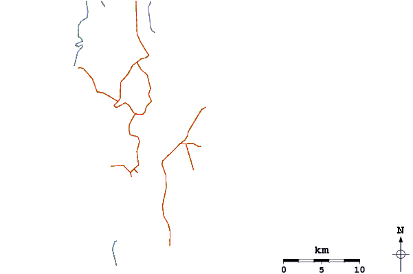 Routes et rivières à proximité Corbyns Cove (South Andaman)