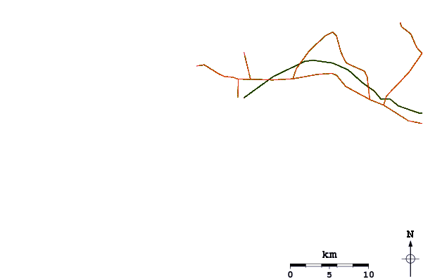Routes et rivières à proximité Corniche Ouest