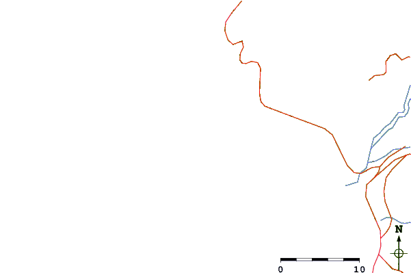 Routes et rivières à proximité Costa Banderas