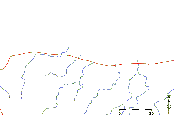 Routes et rivières à proximité Costeño Beach