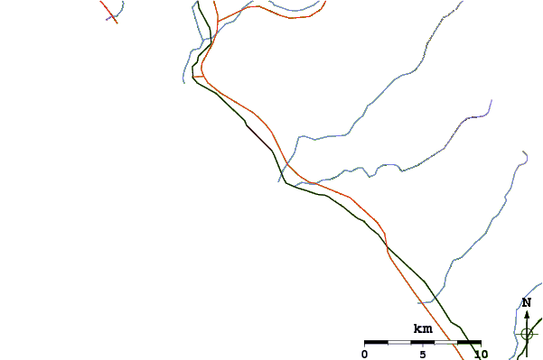 Routes et rivières à proximité Cottons Point