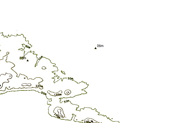 Littoral autour Cow Bay