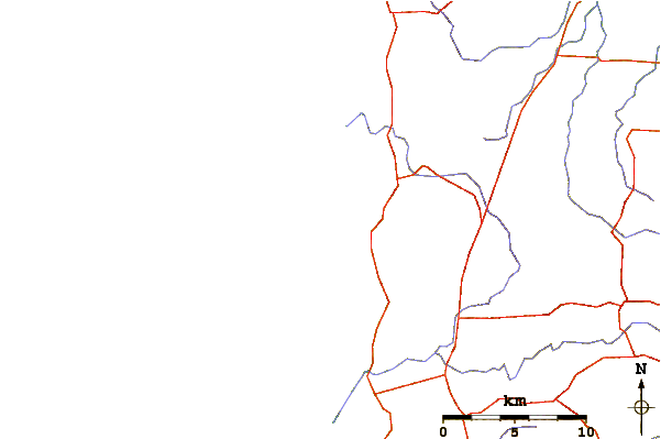 Routes et rivières à proximité Cow Bombie