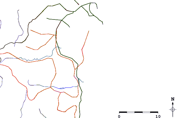 Routes et rivières à proximité Cowries