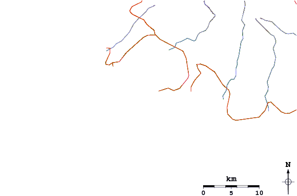 Routes et rivières à proximité Crazy Tree