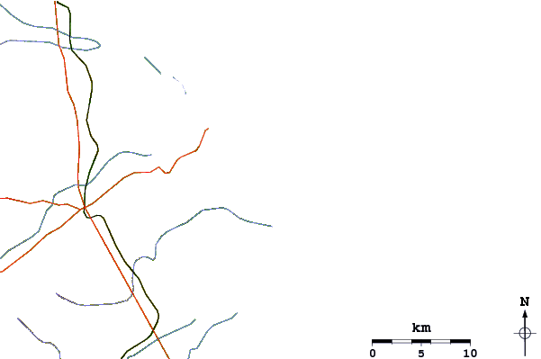 Routes et rivières à proximité Curral