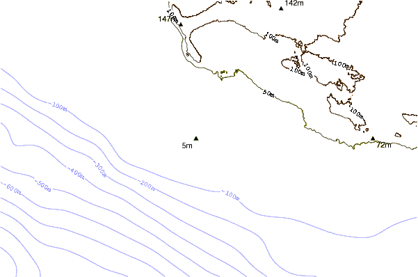 Littoral autour Curvone