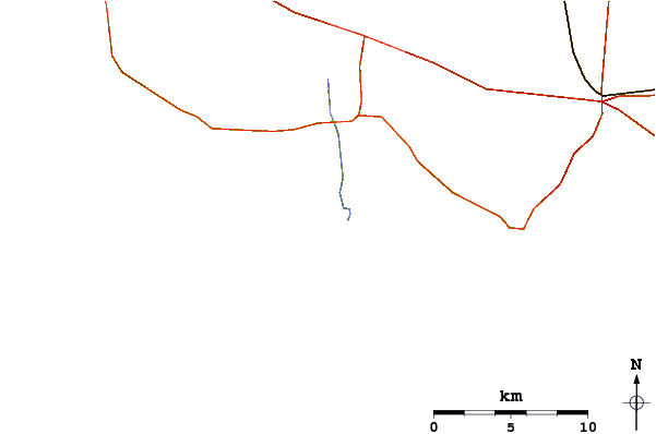 Routes et rivières à proximité Curvone
