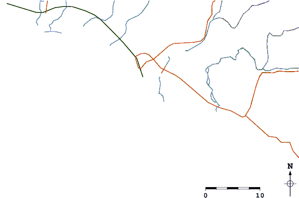 Routes et rivières à proximité Cutters Right
